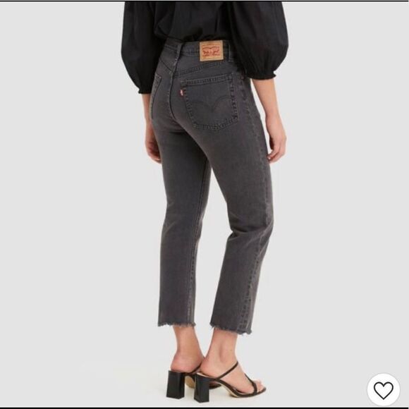 Levi's Women's 501 Super-High Rise Cropped Jeans 29 - Picture 4 of 6